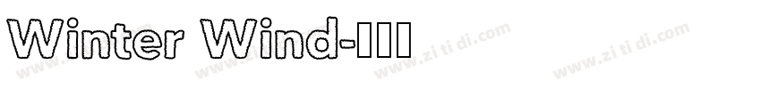 Winter Wind字体转换
